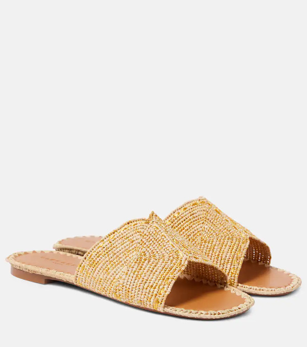  Clergerie Clergerie Ineni Raffia Slides 
