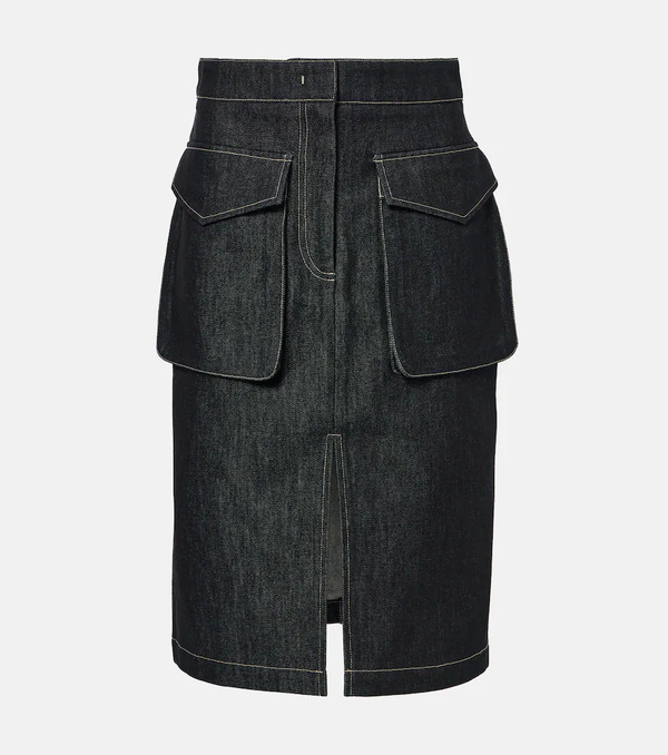  Co Co Denim Pencil Skirt 