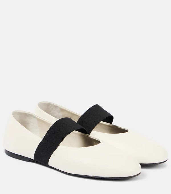  Co Co Leather Ballet Flats 