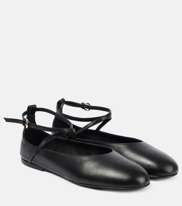 Co Co Leather Ballet Flats 
