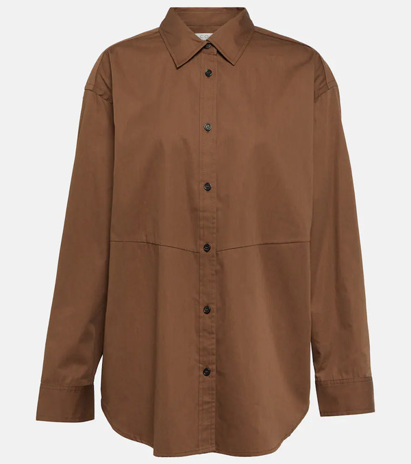  Co Co Oversized Cotton And Silk Shirt 