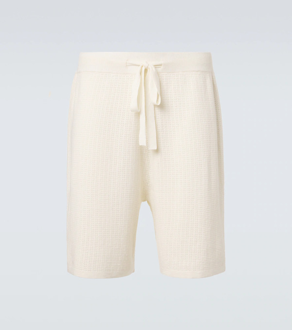  Commas Commas Crochet Cotton And Hemp Bermuda Shorts 