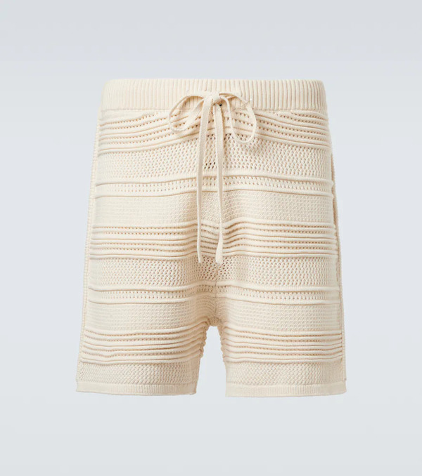  Commas Commas Crochet Cotton-blend Shorts 