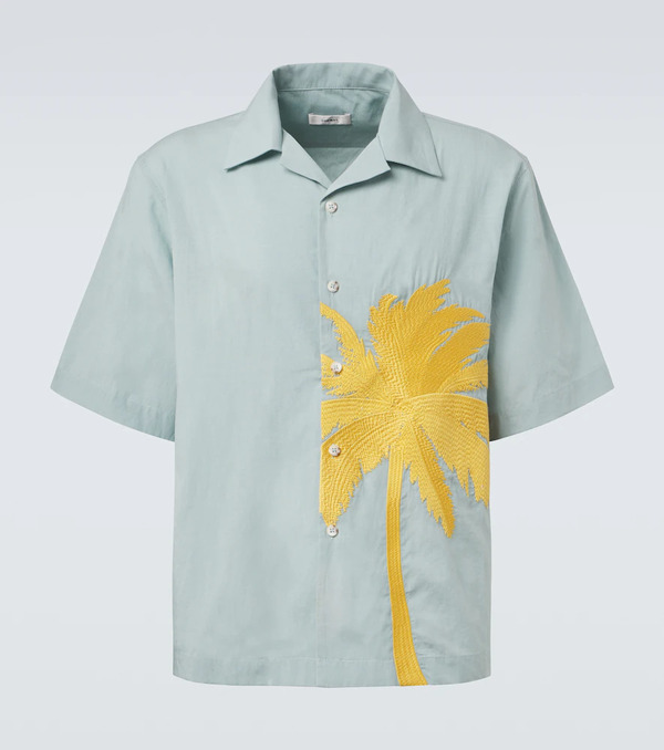  Commas Commas Embroidered Bowling Shirt 