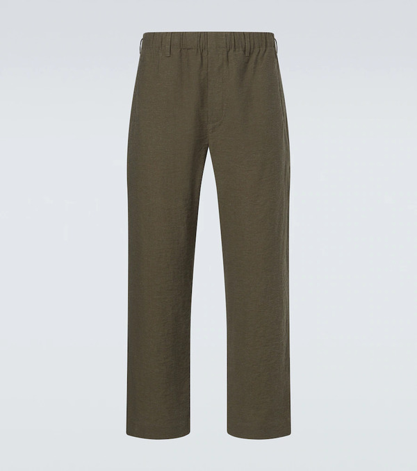  Commas Commas Mid-rise Straight Pants 