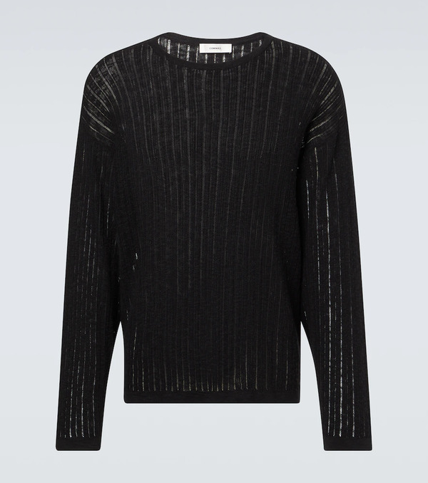  Commas Commas Pointelle Cotton And Linen Sweater 