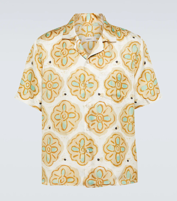  Commas Commas Printed Silk Shirt 