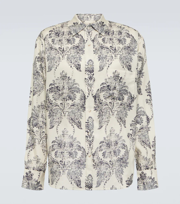  Commas Commas Silk And Cotton Shirt 