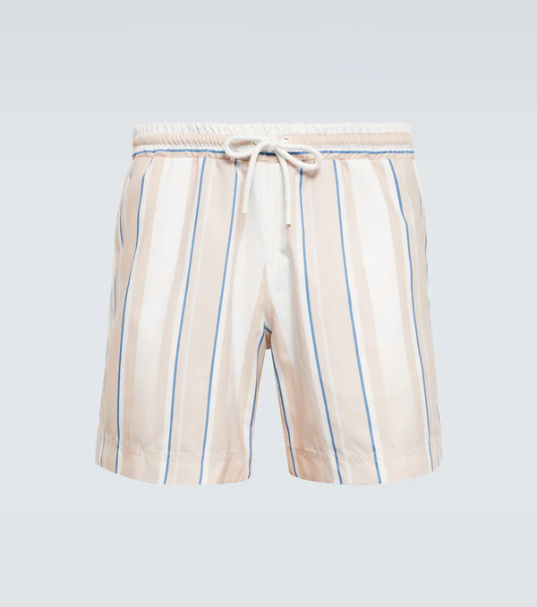  Commas Commas Striped Swim Shorts 