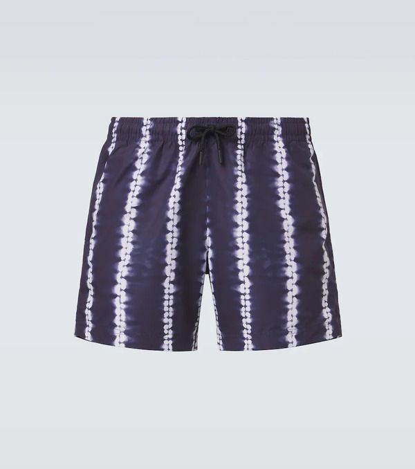 Commas Commas Striped Swim Trunks 
