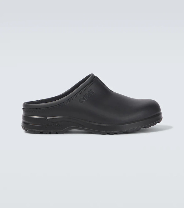  Comme Des Garcons Homme Comme Des Garcons Homme Leather Mules 