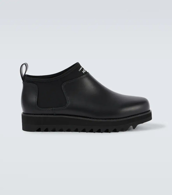 Comme Des Garcons Homme Comme Des Garcons Homme Logo Leather Boots 