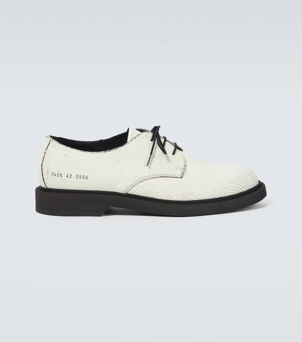  Common Projects Common Projects Cracked Leather Derby Shoes 