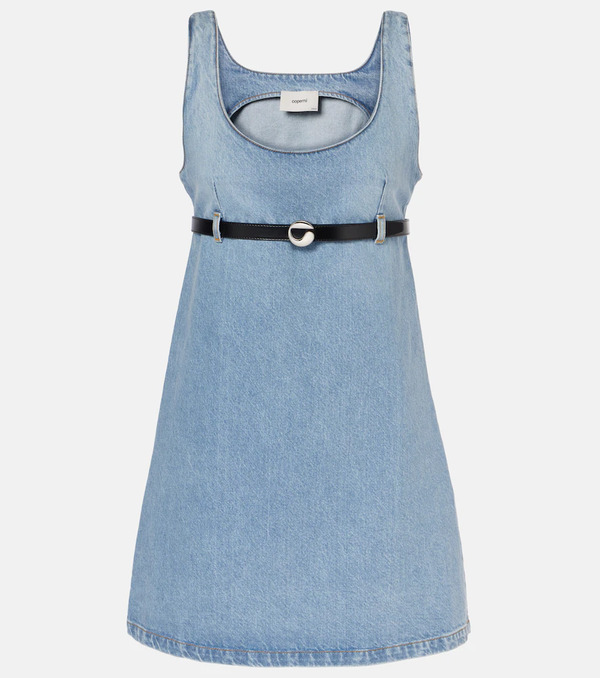  Coperni Coperni Belted Denim Minidress 