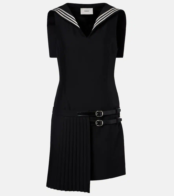  Coperni Coperni Belted Pleated Minidress 