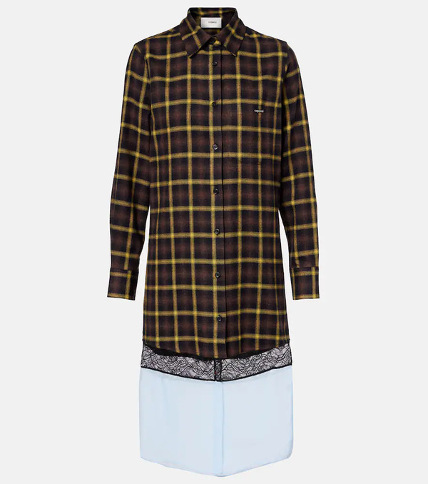  Coperni Coperni Checked Shirt Dress 
