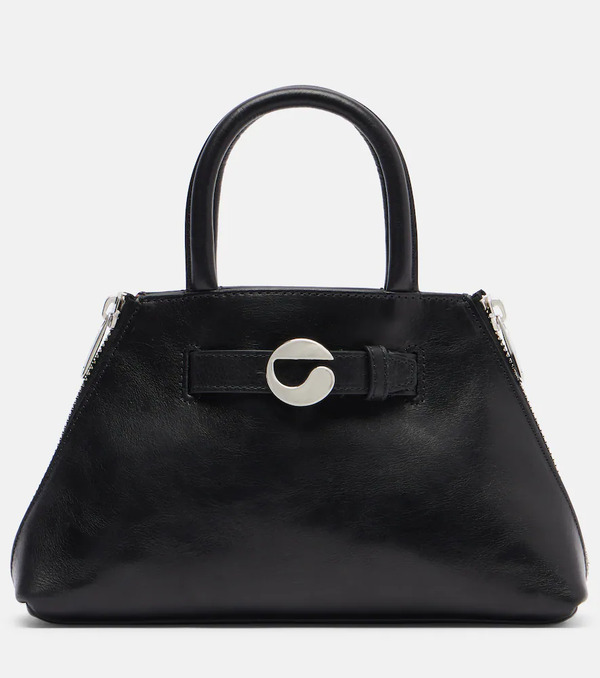  Coperni Coperni Data Mini Leather Tote Bag 