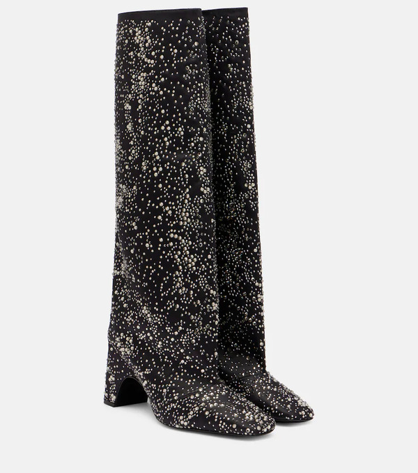  Coperni Coperni Embellished Knee-high Boots 