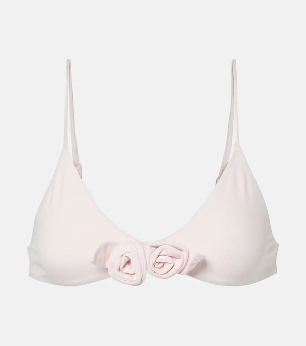  Coperni Coperni Floral-applique Bikini Top 