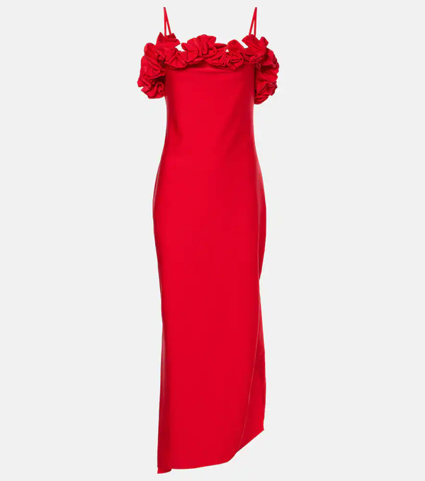  Coperni Coperni Floral-applique Jersey Gown 