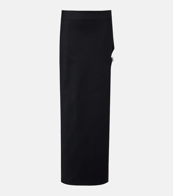  Coperni Coperni Garter Cotton-blend Jersey Maxi Skirt 