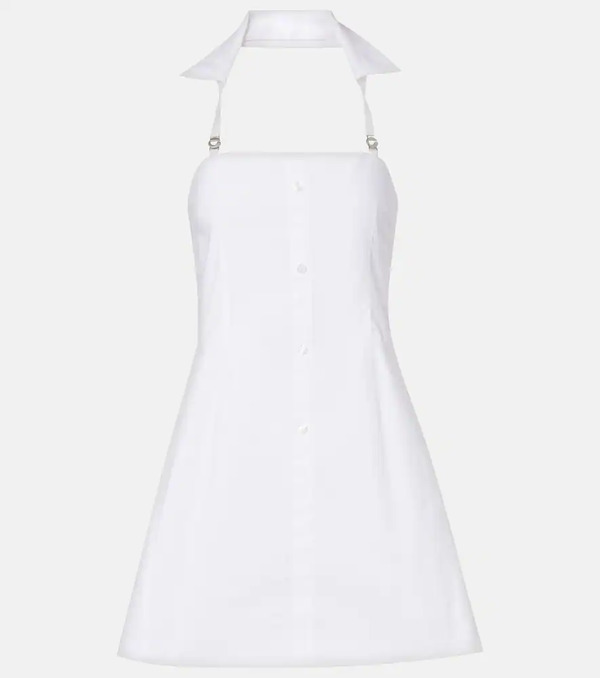  Coperni Coperni Halterneck Cotton Minidress 