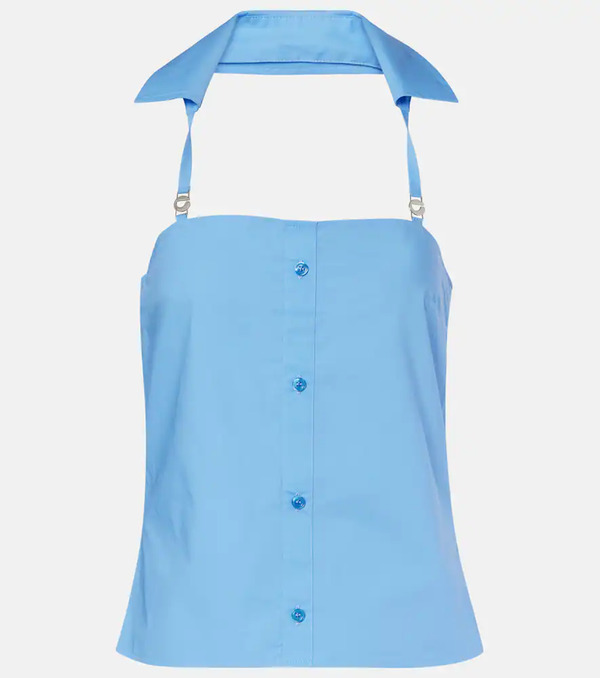  Coperni Coperni Halterneck Cotton Top 