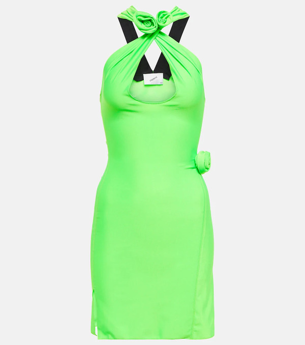  Coperni Coperni Halterneck Jersey Minidress 
