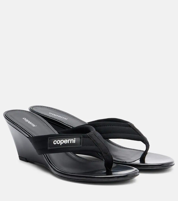  Coperni Coperni Logo Wedge Thong Sandals 