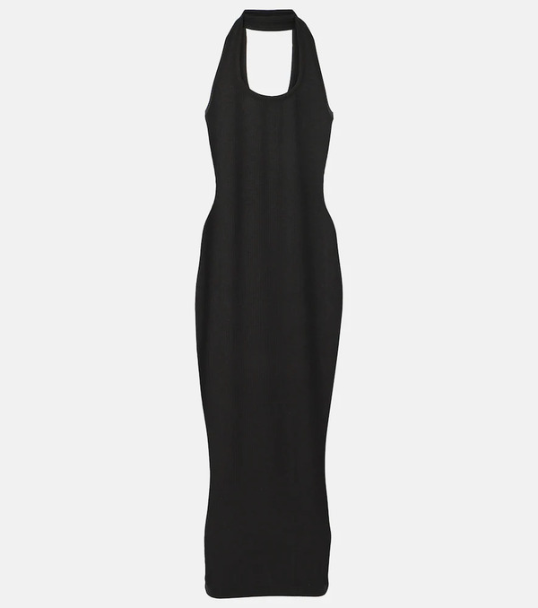  Coperni Coperni Ribbed-knit Cutout Maxi Dress 