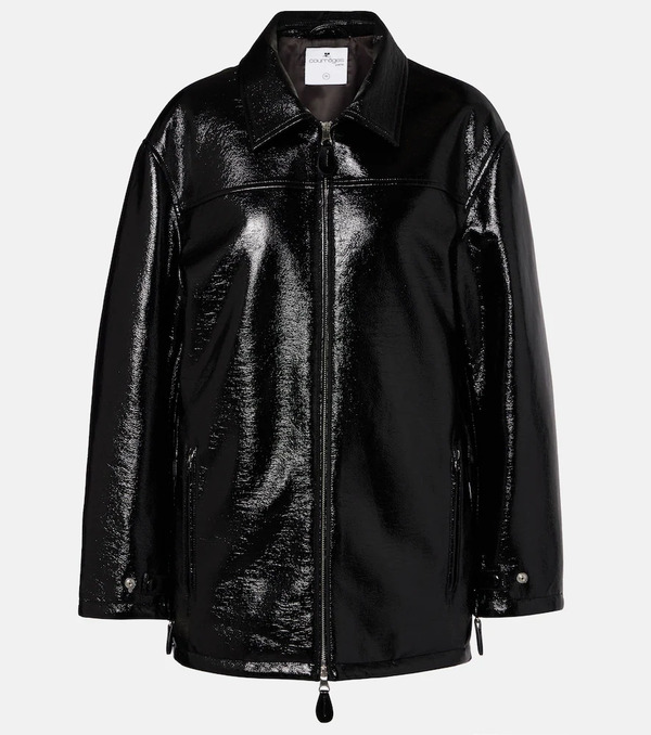  Courreges Courreges Coated Cotton-blend Jacket 
