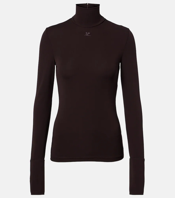  Courreges Courreges Jersey Turtleneck Sweater 