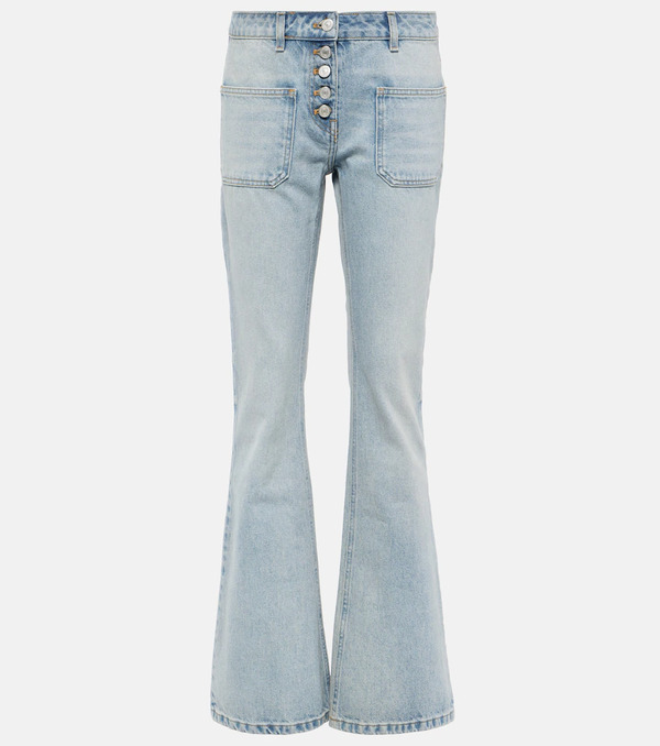  Courreges Courreges Low-rise Bootcut Jeans 