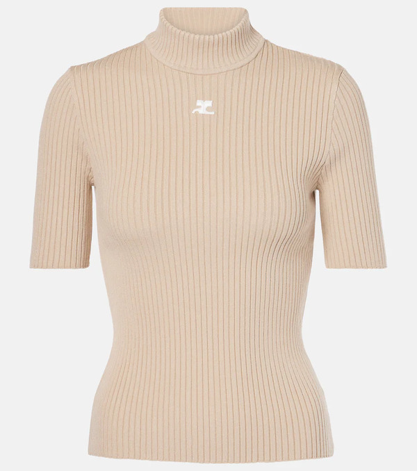  Courreges Courreges Reedition Ribbed-knit Top 