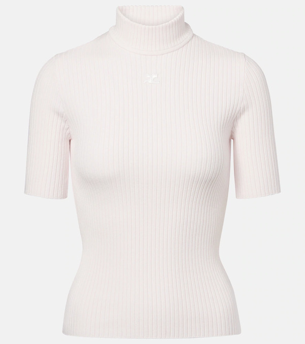  Courreges Courreges Reedition Ribbed-knit Top 