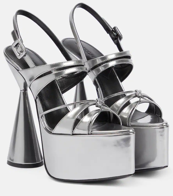  D'accori D'accori Belle Platform Leather Sandals 