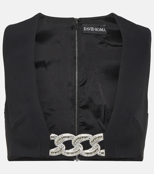  David Koma David Koma Embellished Bra Top 
