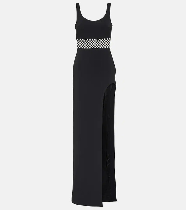  David Koma David Koma Embellished Cady Gown 