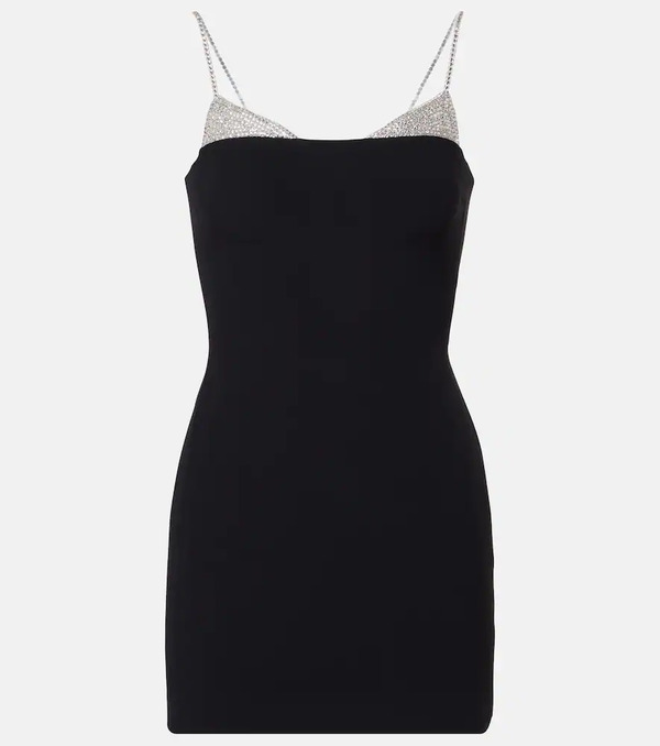  David Koma David Koma Embellished Cady Minidress 