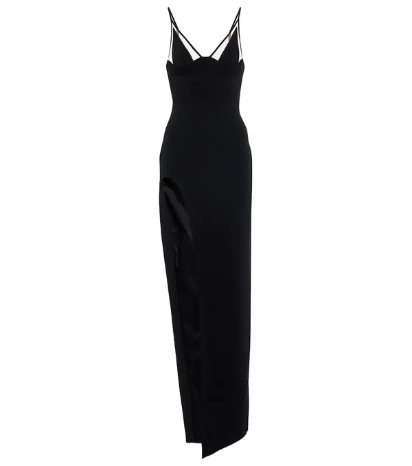  David Koma David Koma Mesh-paneled Gown 