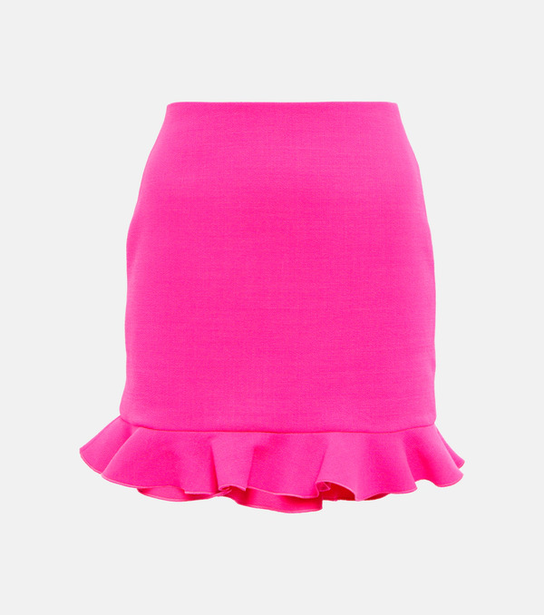  David Koma David Koma Wool-blend Miniskirt 