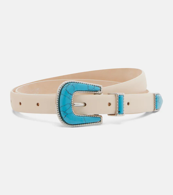  Dehanche Dehanche Travertine Leather Belt 