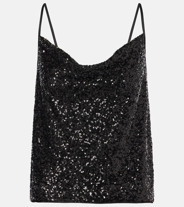  Diane Von Furstenberg Diane Von Furstenberg Berlin Sequined Top 