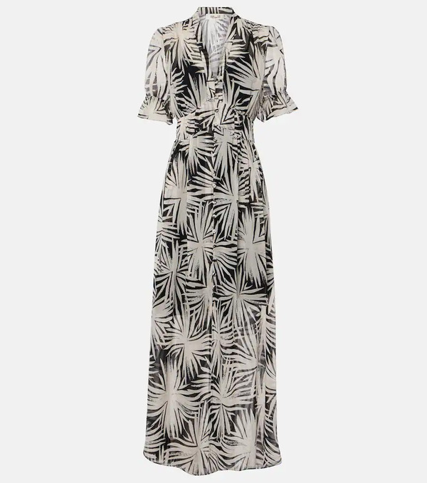  Diane Von Furstenberg Diane Von Furstenberg Erica Printed Maxi Dress 