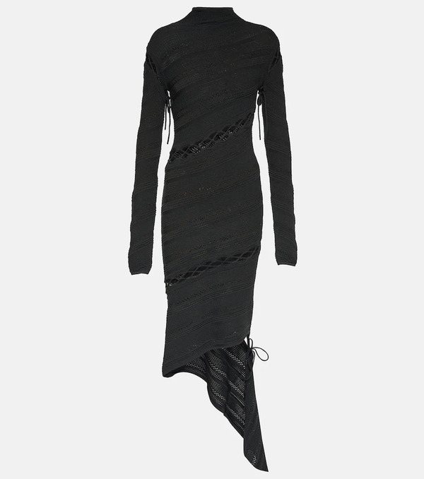  Dion Lee Dion Lee Asymmetric Pointelle Minidress 