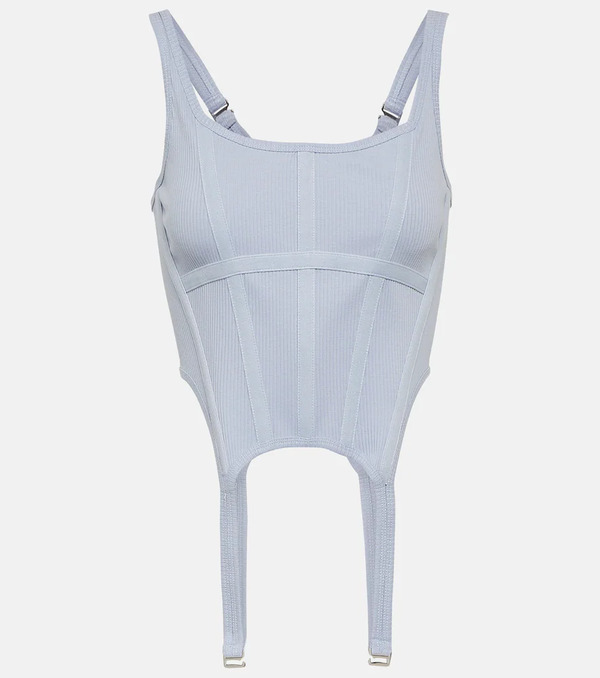  Dion Lee Dion Lee Cotton Jersey Bustier 