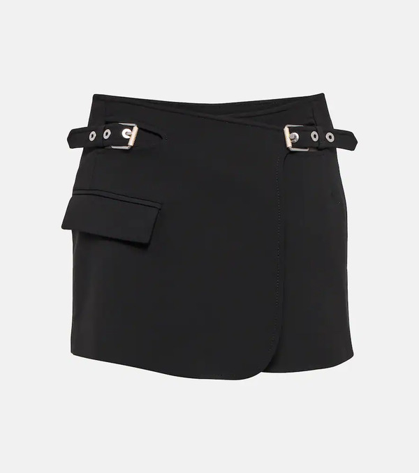  Dion Lee Dion Lee Interlock High-rise Wrap Miniskirt 