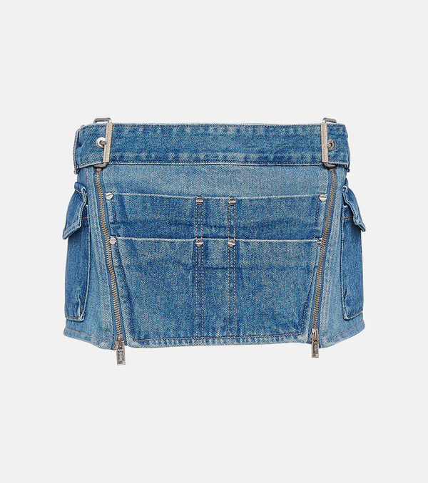  Dion Lee Dion Lee Toolbelt Denim Miniskirt 