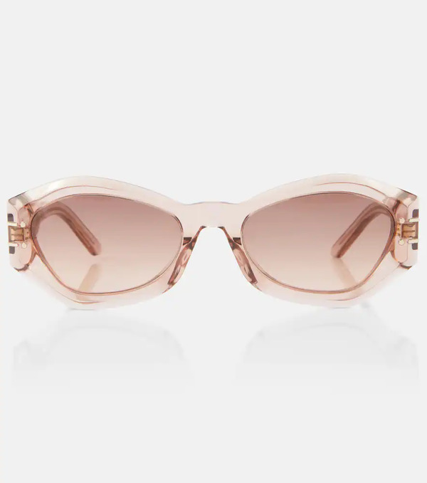  Dior Eyewear Dior Eyewear Diorsignature B1u Oval Sunglasses 