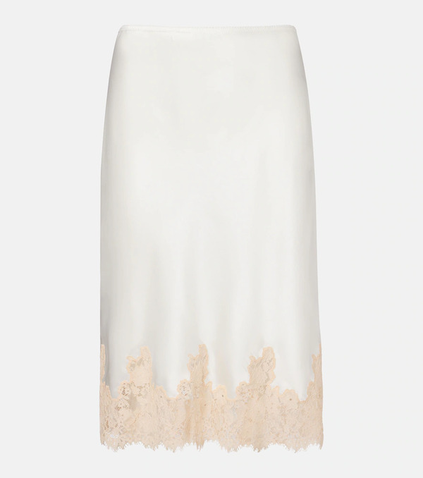  Doen Doen Elowette Lace-trimmed Silk Longuette 